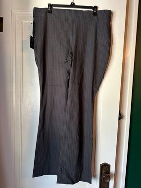 Simply Vera Vera Wang Grey Pinstripe Bootcut Pants